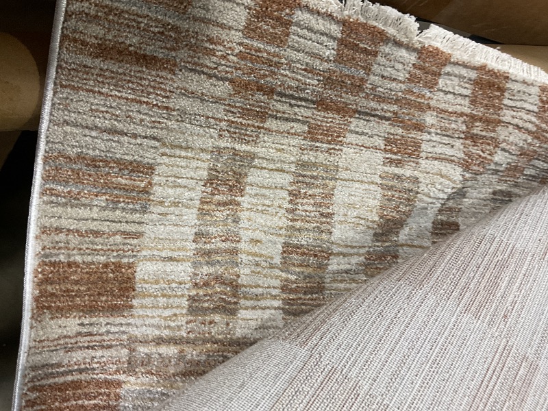 Photo 1 of *DIRTY FROM TRANSPORT* Loloi Amber Lewis Cali Collection CIL-06 Brick/Natural Pile Height, Accent Rug