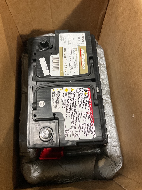 Photo 1 of ACDelco Gold 48AGM (88864541) 36 Month Warranty AGM BCI Group 48 Battery