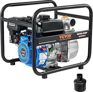Photo 1 of *BRAND UNKNOWN, PIC FOR REFERENCE  Gasoline Powered Trash Pump, 2 in/50 mm, 6.5HP 132 GPM 4-Stroke Gasoline Engine Water Transfer Pump with 98 ft Max Lift 26ft Max Suction Inlet Filter, Cast Iron Impeller for Irrigation Pool