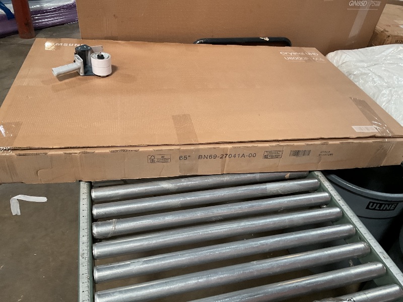 Photo 1 of PARTS ONLY SAMSUNG 65-Inch Class Crystal UHD U8000F 4K Smart TV (2025 Model) Endless Free Content, Crystal Processor 4K, MetalStream Design, Knox Security, Works with Alexa