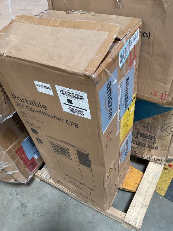 Photo 1 of *FOR PARTS ONLY* EUHOMY 8000 Btu Portable Air Conditioners, 3 in 1 Portable AC with Cool, Dry, Fan Modes, Quiet Air Conditioners with 24H Timer & Sleep Modes, with Remote, for Bedroom, Apartments up to 350 Sq.Ft