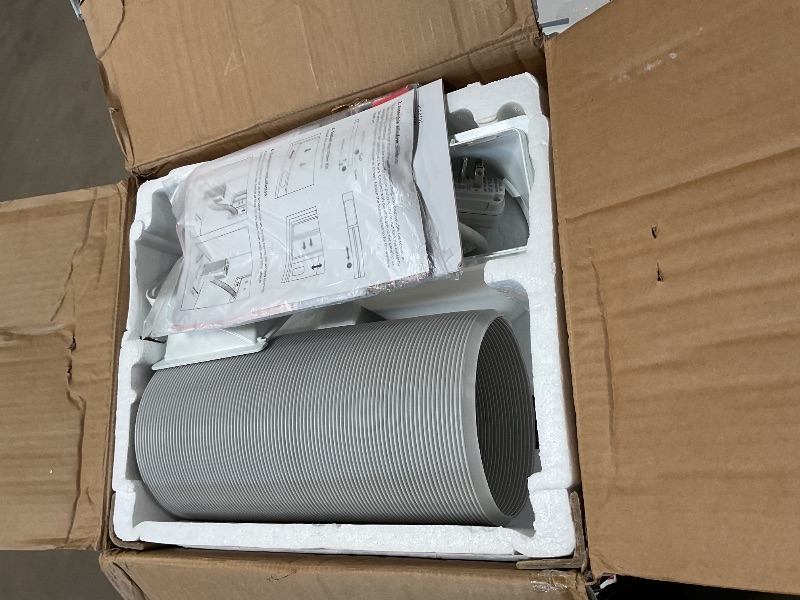 Photo 1 of 8000 BTU Portable Air Conditioner - Portable AC Unit for Bedroom up to 350 Sq. Ft, Cooling, Fan & Dehumidifier, Floor Standing Air Conditioner, 24H Timer, Window Kit Included, Black&Grey Top Cover