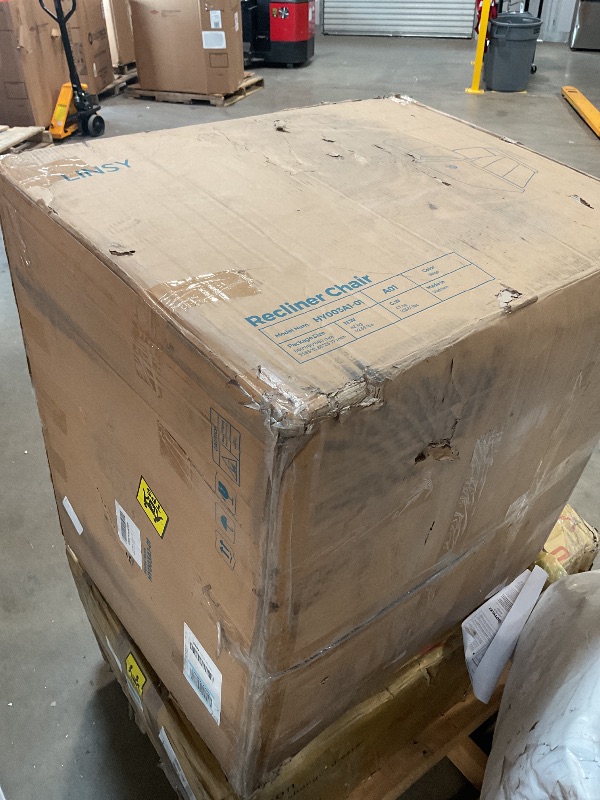 Photo 1 of **FOR PARTS LEFT ARM REST BROKEN** LINSY 360 Swivel Recliner Chair: Corduroy Rocking Chair Nursery Glider Chairs with 2 Pillows Comfy High Back Adult Recliner for Small Spaces, Living Room Bedroom Nursery Reclining Chairs, Beige