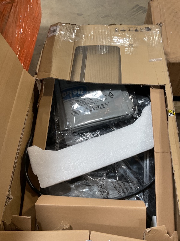 Photo 1 of **FOR PARTS ONLY/NON-FUNCTIONAL** De'Longhi Black Portable Air Cooler with Remote Control and Dehumidifier