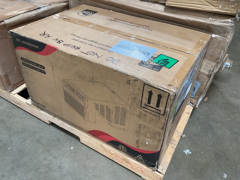 Photo 1 of ** FOR PARTS/ AIR IS NOT COLD** Electactic U-Shaped Window Air Conditioner, 12000BTU Window AC Units Cools up to 550 Sq. Ft, 6 Modes, Saddle Window AC Unit with Full Window View, Energy Saving, Installation Kit Included, CEER 10.5