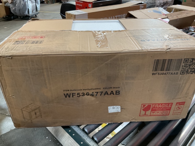 Photo 1 of 30 in Bathroom Vanity with Sink,Soft Closing Doors,and Hidden Drawers, Wood Single Bathroom Sink Cabinet,Modern Freestanding Bathroom Vanities with Sink Combo