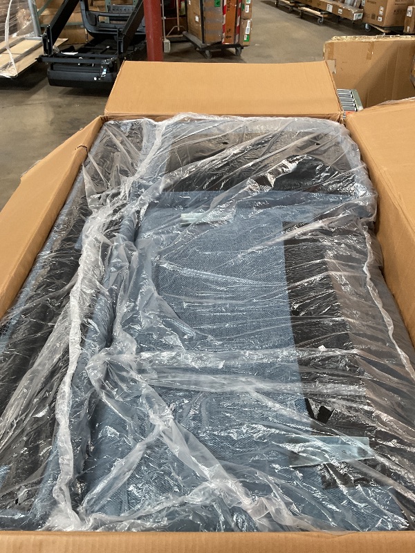 Photo 1 of **Incomplete set** VECELO Convertible Sectional Sofa, Modern Linen Fabric L-Shaped Couch with Reversible Chaise for Living Room/Apartment/Office, Grey