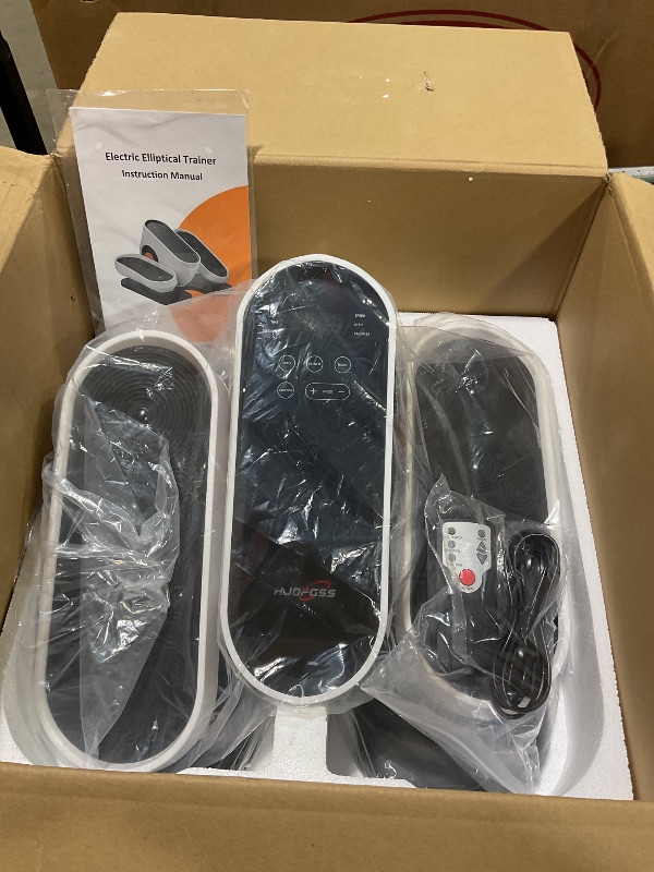 Photo 1 of *MISSING PART*HJDFGSS Under Desk Elliptical Machine, Electric Ellipse Leg Exerciser as Seen on Tv for Seniors with 10 Adjustable,Pedal Exerciser,Exercise Equipment for Home (White)