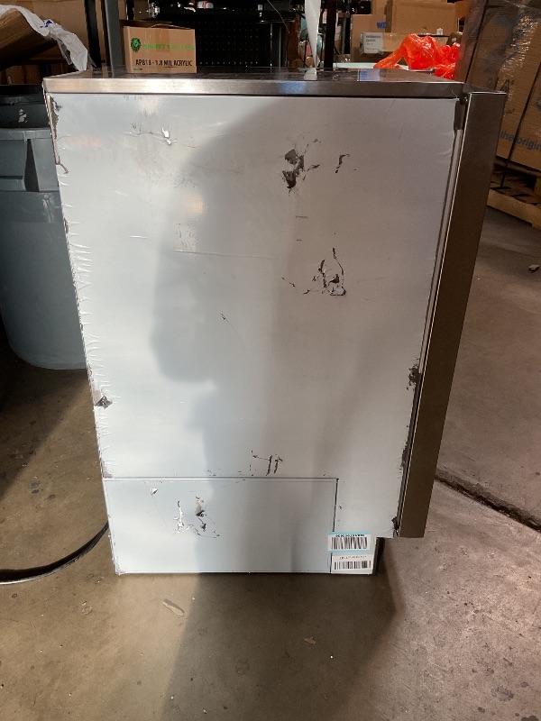 Photo 1 of *OUT OF BOX, FEW SCRATCHES AND DENTS, SEAL*Ice-O-Matic 85 Lb. Outdoor Rated Ice Maker With Drain Pump - Stainless Steel - GEMU090 - GEMU090 + KPU090