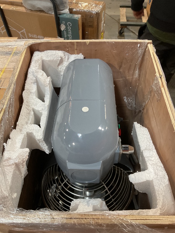 Photo 1 of 30QT Commercial Mixer, 1250W Stainless Steel Commercial Food Mixer with 3 Speed Adjustable, Large Capacity Commercial Stand Mixer Food Mixing Machine for Bakery Pizzeria Restaurant