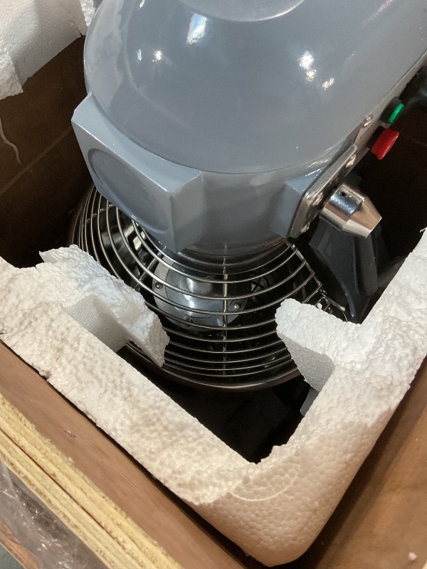 Photo 1 of 30QT Commercial Mixer, 1250W Stainless Steel Commercial Food Mixer with 3 Speed Adjustable, Large Capacity Commercial Stand Mixer Food Mixing Machine for Bakery Pizzeria Restaurant