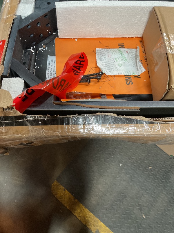 Photo 1 of *SKIRT CRACKED, MISSING SOME HARDWARE*Signature Design by Ashley Furniture Torjin Urban Counter Height Dining Room Table, Two-tone Brown