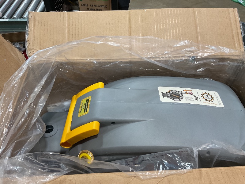 Photo 1 of **FOR PARTS ONLY/NON-FUNCTIONAL**  GLAHODEN Retractable Garden Hose Reel 5/8 in x 100 ft Metal Bracket, 2025 Upgraded Dual Ratchet Lock UV & Freeze Protection Brass Seal Slow Retraction Anti-Tangle Hose 180°Swivel