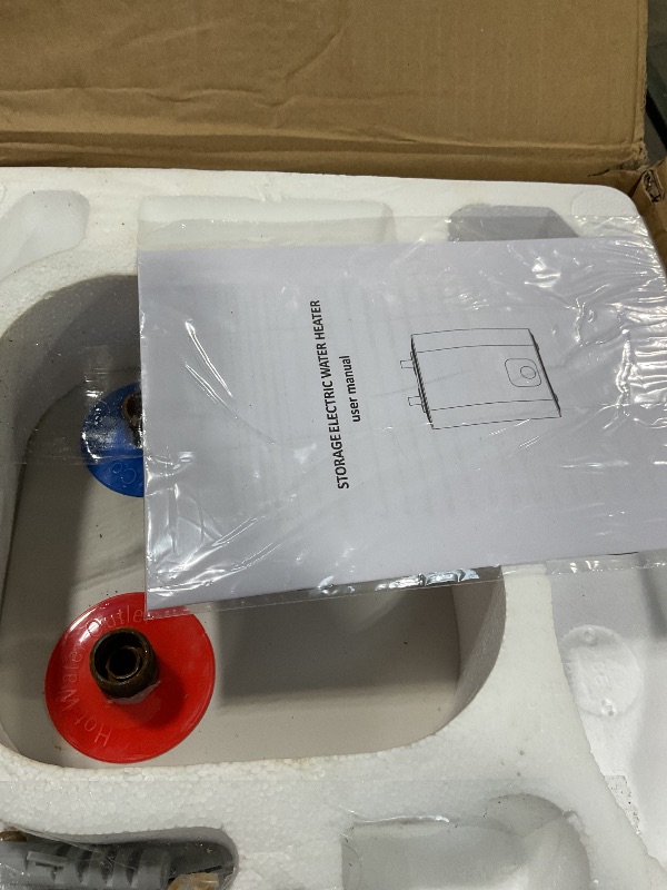 Photo 1 of 1.8 Gallon Electric Mini Tank Water Heater, 110V 1500W Point of Use On Demand Under Sink Instant Hot Water Heater for Home Kichen Bathroom