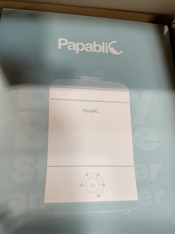 Photo 1 of ***FOR PARTS ONLY/ NON-FUCNTIONAL(DAMAGED )**** Papablic Baby Bottle Sterilizer and Dryer Pro, Esterilizador De Biberones, Electric Steam Sterilizer for Baby Bottles, Pacifiers, and Pump Parts, Large Capacity 10 Bottles