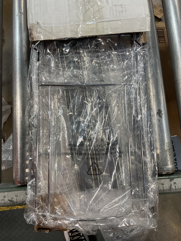 Photo 1 of **JUST DRAWER/CAN NOT INCLUDED**Pull-Out Trash Can for Cabinet -10 Gal / 40 qt – Heavy-Duty Chrome, Smooth Slide with Trash Bag Storage – Fits 11" Cabinet Opening (Bin Not Included)