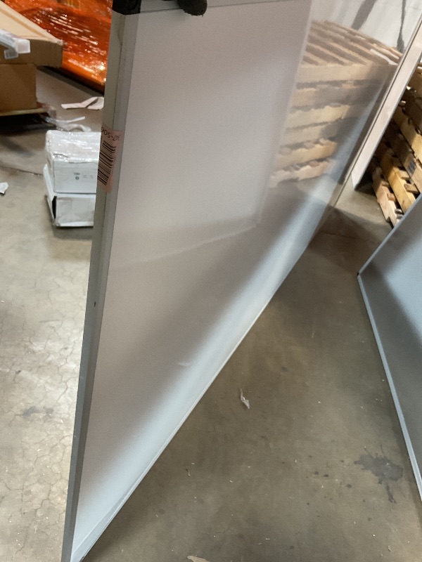 Photo 1 of **MISSING HARDWARE **VIZ-PRO Dry Erase Board/Magnetic Whiteboard, 96 x 48 Inches, Large Wall Mounted Board for School Office and Home 8' x 4'