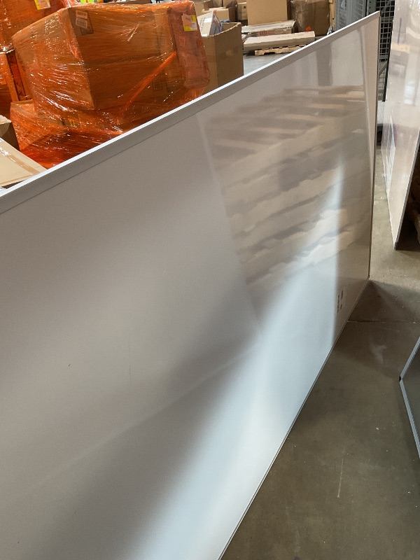 Photo 1 of **MISSING HARDWARE **VIZ-PRO Dry Erase Board/Magnetic Whiteboard, 96 x 48 Inches, Large Wall Mounted Board for School Office and Home 8' x 4'