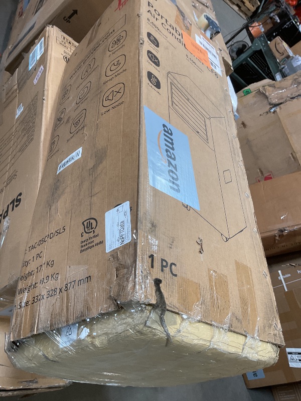 Photo 1 of 8,000 BTU Portable Air Conditioner, AC Unit with Built-in Cool, Dehumidifier & Fan Modes for Room up to 350 sq.ft, Conditioner Remote Control, 24 Hour Timer, Installation Kit