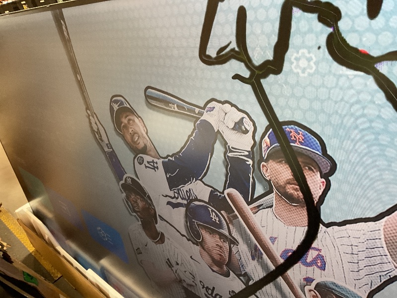 Photo 1 of **MAJOR DAMAGE TO SCREEN**Hisense 100-Inch Class QD7 Series QLED 4K UHD Google Smart TV (100QD7N, 2024 Model) - QLED, Native 144Hz, Motion Rate 240, Direct Full Array, Game Mode Pro, Alexa Compatibility