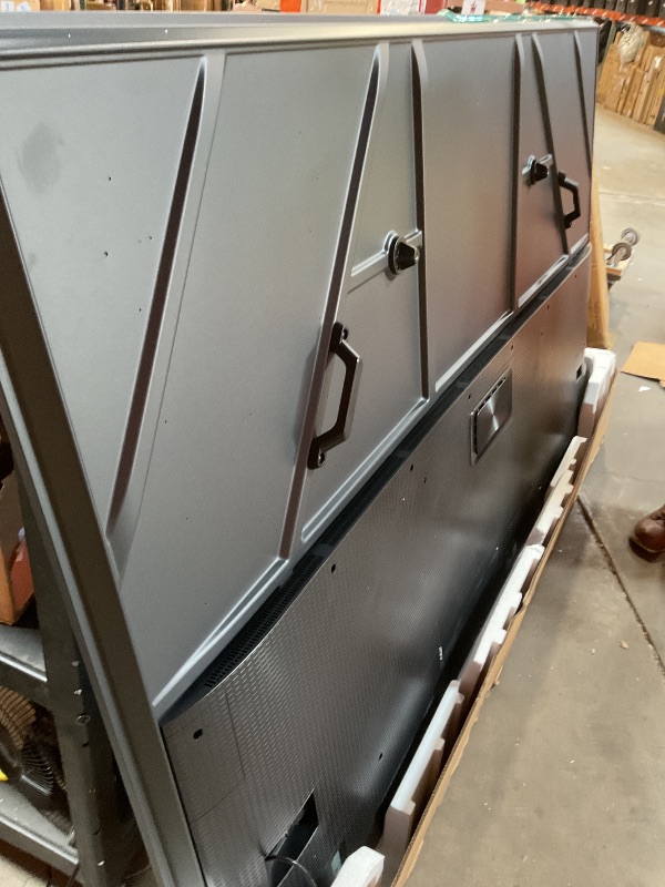 Photo 1 of **MAJOR DAMAGE TO SCREEN**Hisense 100-Inch Class QD7 Series QLED 4K UHD Google Smart TV (100QD7N, 2024 Model) - QLED, Native 144Hz, Motion Rate 240, Direct Full Array, Game Mode Pro, Alexa Compatibility
