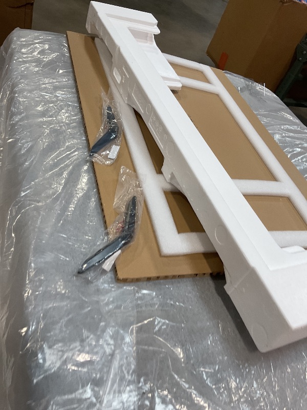 Photo 1 of **MAJOR DAMAGE TO SCREEN. SELLING FOR PARTS **TCL 55-Inch Class S5 UHD 4K LED Smart TV with Fire TV (55S551F, 2024 Model), Dolby Vision, HDR PRO+, Dolby Atmos, Alexa Built-in with Voice Remote, Apple AirPlay 2 Compatibility, Streaming Television