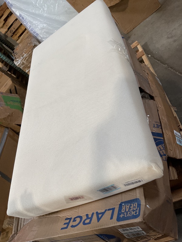 Photo 1 of **DIRTY FROM TRANSPORT **Naturepedic Organic Crib Mattress - 2-Stage 252 Coil Infant & Toddler Mattress with Protector Pad - Waterproof, Breathable & Non-Toxic Mattress for Baby and Toddler Bed