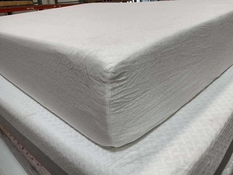 Photo 1 of **DIRTY FROM TRANSPORT Best Price Mattress 12 Inch Full Mattress Bed-I, Green Tea Memory Foam, White