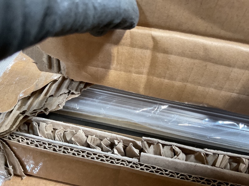 Photo 1 of **PARTIAL SET / ONLY 1 DOOR** LINKHOO 56-60" W x 76" H Frameless Shower Door, Soft-Close Double Sliding Shower Doors with 3/8" (10mm) Clear SGCC Tempered Glass and Stainless Steel Handle, Matte Black