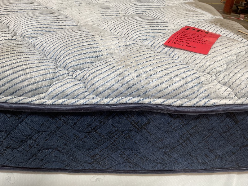 Photo 1 of **DIRTY FROM TRANSPORT **Serta Five Star Mattress Tranquility 10-Inch Medium – Twin– Zoned Lumbar Support, Pressure Relief, Cooling Foam – Bed-100 Night Trial, 10-Year Limited Warranty
