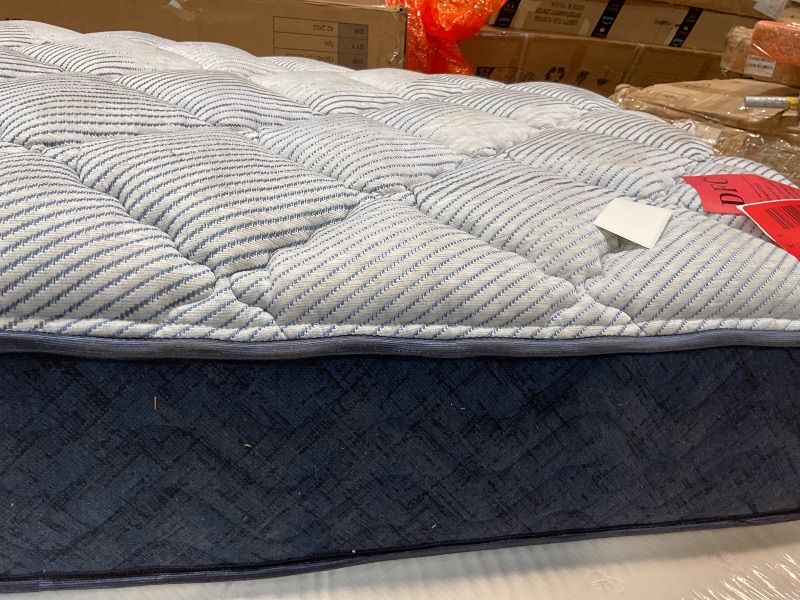 Photo 1 of **DIRTY FROM TRANSPORT **Serta Five Star Mattress Tranquility 10-Inch Medium – Twin– Zoned Lumbar Support, Pressure Relief, Cooling Foam – Bed-100 Night Trial, 10-Year Limited Warranty