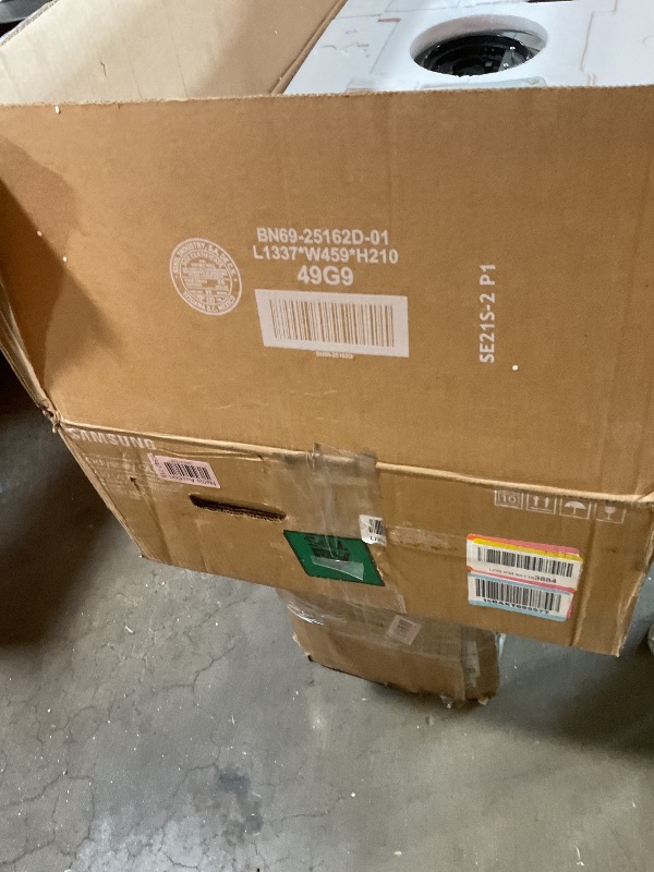 Photo 1 of **DIRT AND SCRATCHES**Samsung 49" Odyssey OLED (G93SC) Series Curved Gaming Monitor w QD-OLED, 240Hz, 0.03ms, DQHD, G-Sync Compatible, AMD FreeSync Premium Pro,Height Adjustable Stand,3 Yr Warranty,LS49CG932SNXZA
