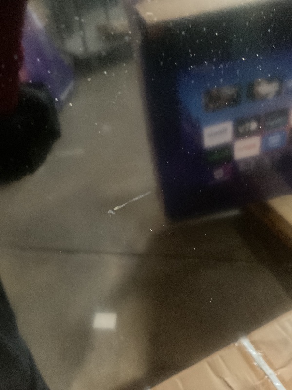 Photo 1 of **SCREEN ONLY. NO ACCESSORIES . NO POWER CORD**Roku Smart TV 2025 – 55-Inch Select Series, 4K HDR TV – Roku TV with Enhanced Voice Remote – Flat Screen LED Television with Wi-Fi for Streaming Live Local News, Sports, Family Entertainment