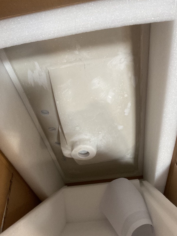 Photo 1 of **SINK ONLY. SELLING FOR PARTS AS PARTIAL SET **YITAHOME 36" Bathroom Vanity with Sink Set, Vintage Bathroom Cabinet Vanity with Resin Basin, Extra Large Storage with 2 Soft-Closing Doors & 3 Drawers, White