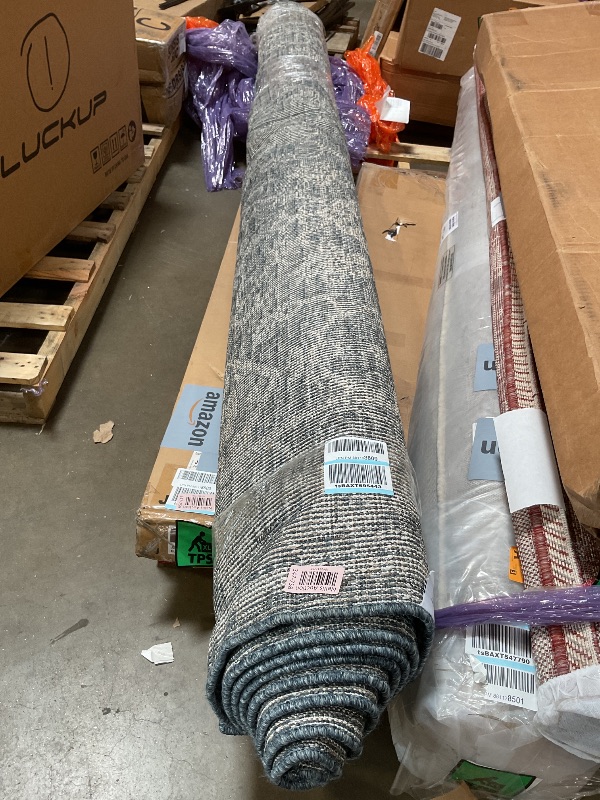 Photo 1 of **DIRTY FROM TRANSPORT **Loloi Magnolia Home by Joanna Gaines Gigi Collection GIG-02 Navy/Stone 9'-2" x 13' Area Rug