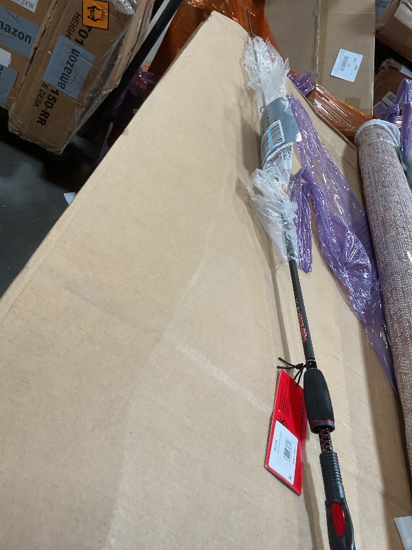 Photo 1 of **SELLING FOR PARTS. TIP BROKEN**Ugly Stik 6’ GX2 Casting Rod, One Piece Casting Rod, 8-20lb Line Rating, Medium Rod Power, Moderate Fast Action, 1/4-5/8 oz. Lure Rating, Raisin black