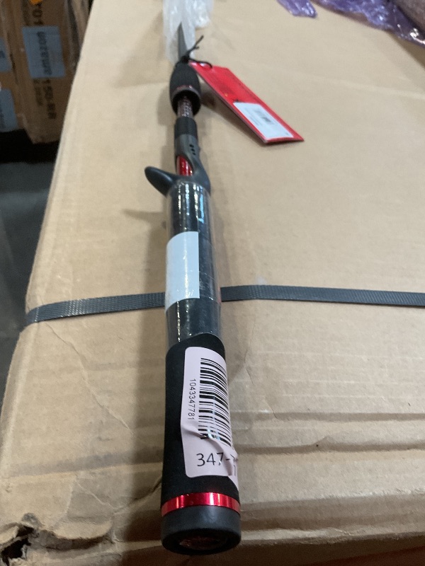 Photo 1 of **SELLING FOR PARTS. TIP BROKEN**Ugly Stik 6’ GX2 Casting Rod, One Piece Casting Rod, 8-20lb Line Rating, Medium Rod Power, Moderate Fast Action, 1/4-5/8 oz. Lure Rating, Raisin black