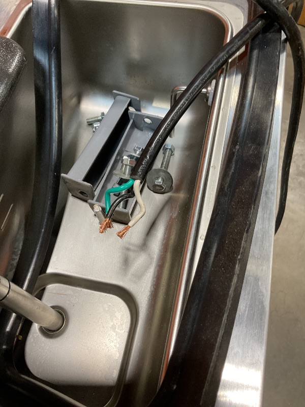 Photo 1 of **FOR PARTS ONLY NON-FUNCTIONAL** VEVOR Commercial Ice Cream Machine, 34-44 L/H Yield, 3400W 3-Flavor Freestanding Soft Serve Ice Cream Maker, 2 x 9L Stainless Steel Hopper, LED Panel Allows Single Cylinder Use Overnight Refrigeration