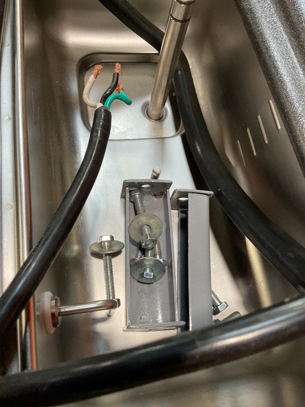 Photo 1 of **FOR PARTS ONLY NON-FUNCTIONAL** VEVOR Commercial Ice Cream Machine, 34-44 L/H Yield, 3400W 3-Flavor Freestanding Soft Serve Ice Cream Maker, 2 x 9L Stainless Steel Hopper, LED Panel Allows Single Cylinder Use Overnight Refrigeration