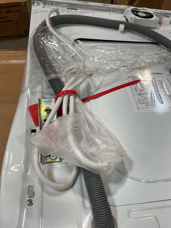 Photo 1 of **FOR PARTS** Equator All-in-One Washer Dryer VENTED-DRY 30% FASTER than Condense 15lb 110V in White