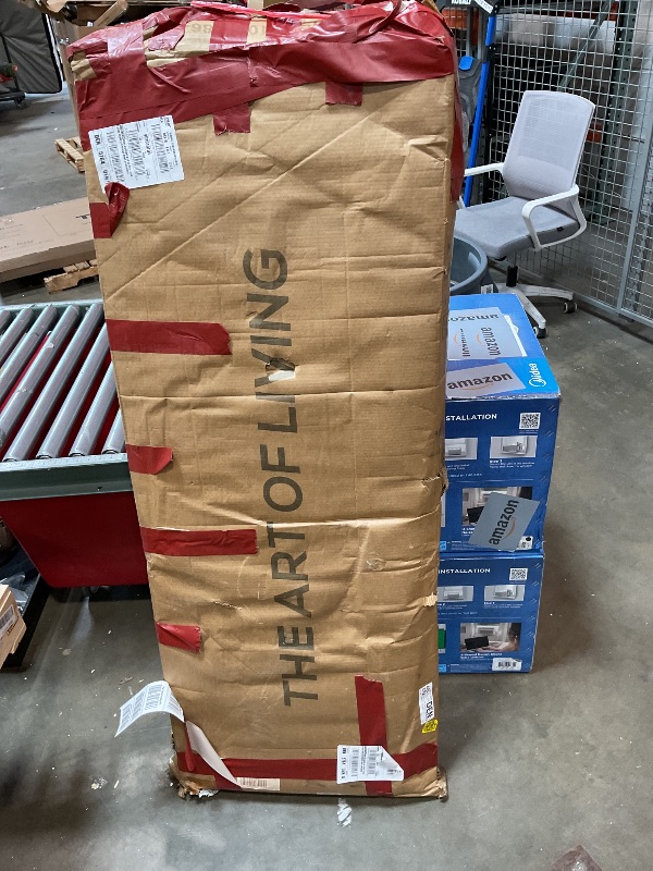 Photo 1 of **SELLING FOR PARTS** white metal bedframe, size unknown