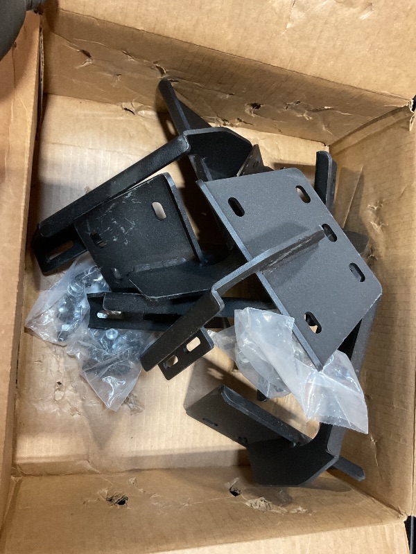 Photo 1 of **MISSING PIECES** Rough Country HD2 Aluminum Running Boards for Ram 1500 (2019-2025) 1500 TRX (2021-2024) Crew Cab - 5" Wide Non-Slip Step, Easy Bolt-on Install