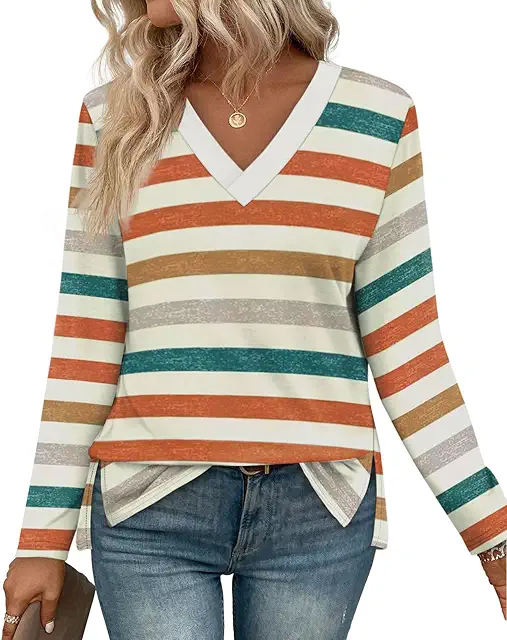 Photo 1 of **PHOTO FOR COLOR REFRENCE TOP DIFFERS IN DESIGN** WIHOLL Womens Tops Short Sleeve Shirts Summer Outfits 2025 Fashion Trendy V Neck Dressy Casual Clothes Black S
