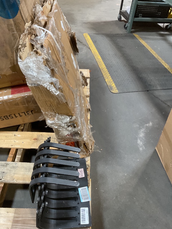 Photo 1 of **SELLING FOR PARTS AS PARTIAL SET. MISSING HARDWARE**BouPower 6FT Landscape Rake for Tractor,3-Point Lawn Dethatcher Attachments with 36 Steel Tines, 360 Degree Rotation Tow-Behind Landscape Rake, Orange