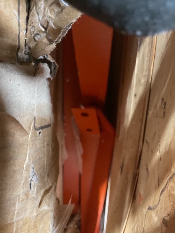 Photo 1 of **SELLING FOR PARTS AS PARTIAL SET. MISSING HARDWARE**BouPower 6FT Landscape Rake for Tractor,3-Point Lawn Dethatcher Attachments with 36 Steel Tines, 360 Degree Rotation Tow-Behind Landscape Rake, Orange