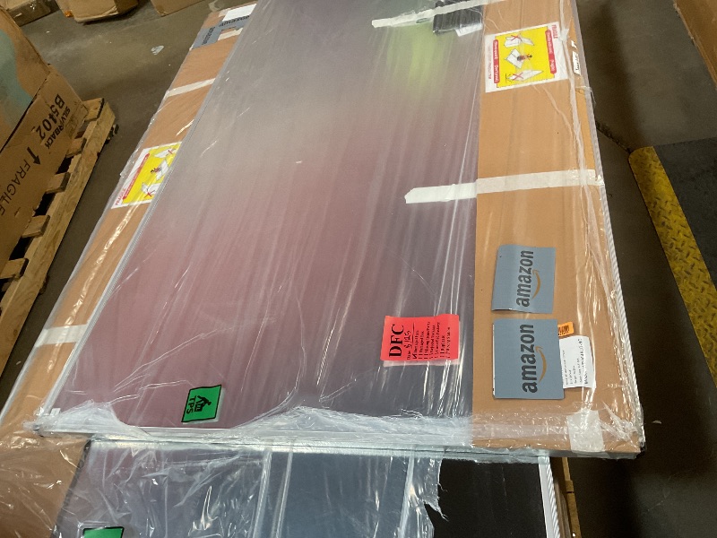 Photo 1 of **DENTS AND SCRATCHES ON FRAME**VIZ-PRO Large Magnetic Dry Erase White Board for Wall, 96 X 48 inches, Pack of 2, 8' x 4' Aluminum Framed Whiteboard with Marker Tray for School Office Home