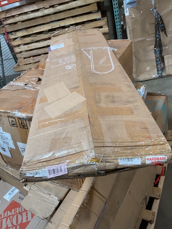 Photo 1 of **DIRT DAMAGE **OLIXIS Arched Full Length Mirror 59"x16" for Bedroom, Full Body Mirror with Stand, Hanging or Leaning for Wall, Aluminum Alloy Thin Frame Floor Standing for Living Room, Tall, Gold