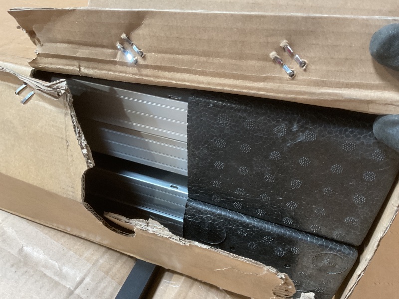 Photo 1 of **MAJOR DAMAGE TO ONE PANEL**Renogy 400 Watts 12 Volts Monocrystalline Solar RV Kit Off-Grid Kit with Adventurer 30A PWM LCD Charge Controller+ Mounting Brackets+ Male and Female Connectors+Solar Cables+Cable Entry housing
