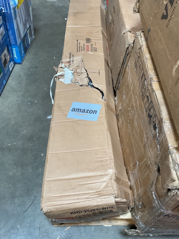 Photo 1 of **SELLING FOR PARTS. SMALL TEARS IN UMBRELLA **VECELO 10ft Offset Patio Umbrella, Cantilever Umbrella, Hanging Outdoor Umbrellas with 8 Ribs, Market Umbrella w/UV Protection Waterproof for Market/Backyard/Pool/Garden/Lawn, Handy Crank&Cross Base