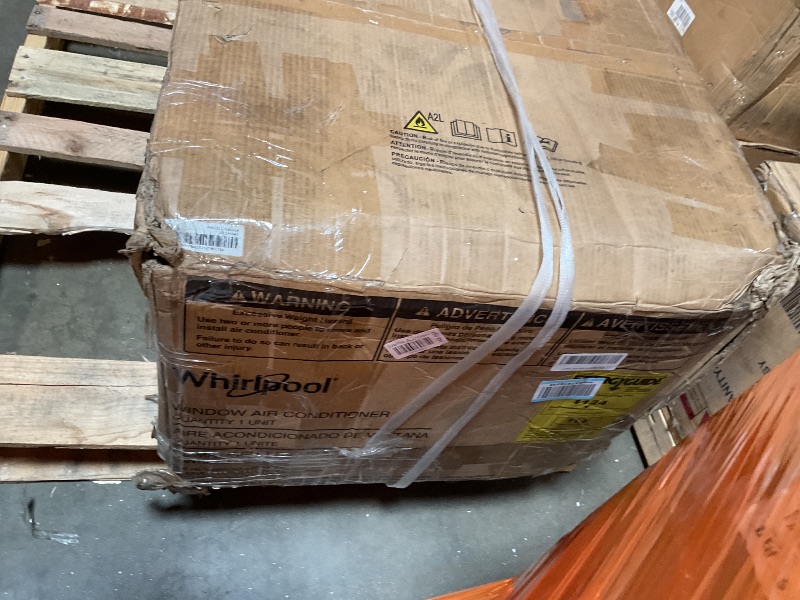 Photo 1 of **DENT DAMAGE **Whirlpool 5,000 BTU 115V Window Air Conditioner & Dehumidifier with Mechanical Controls, Window AC Unit for Apartment, Dorm Room, & Small Rooms up to 150 Square Feet in White